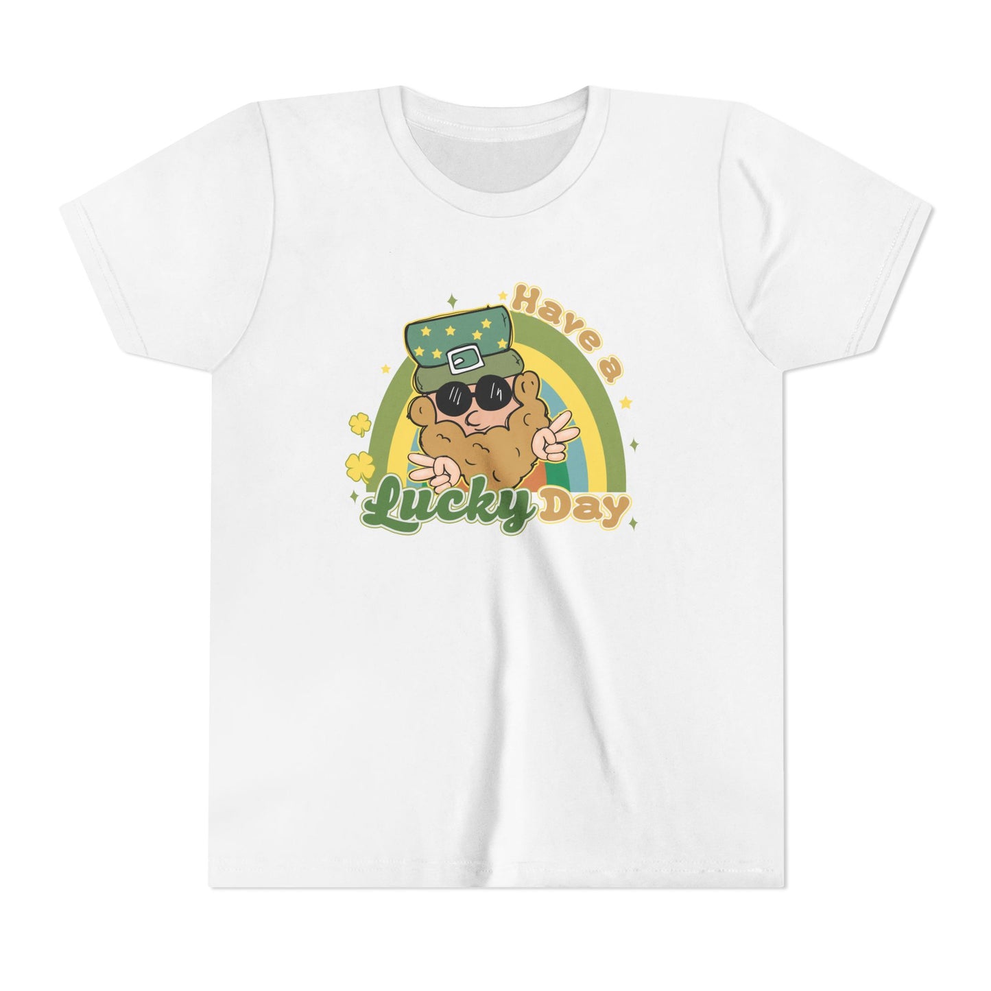 Lucky St Patricks Day Youth Short Sleeve Tee