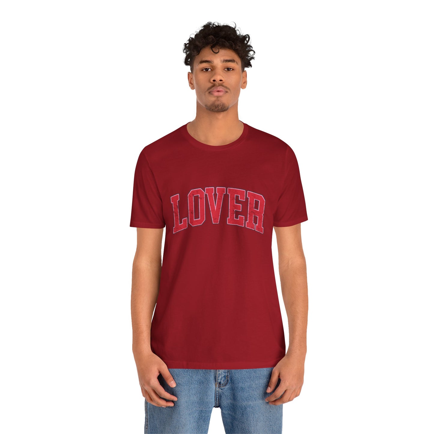 Lover Valentines Day Unisex Jersey Short Sleeve Tee