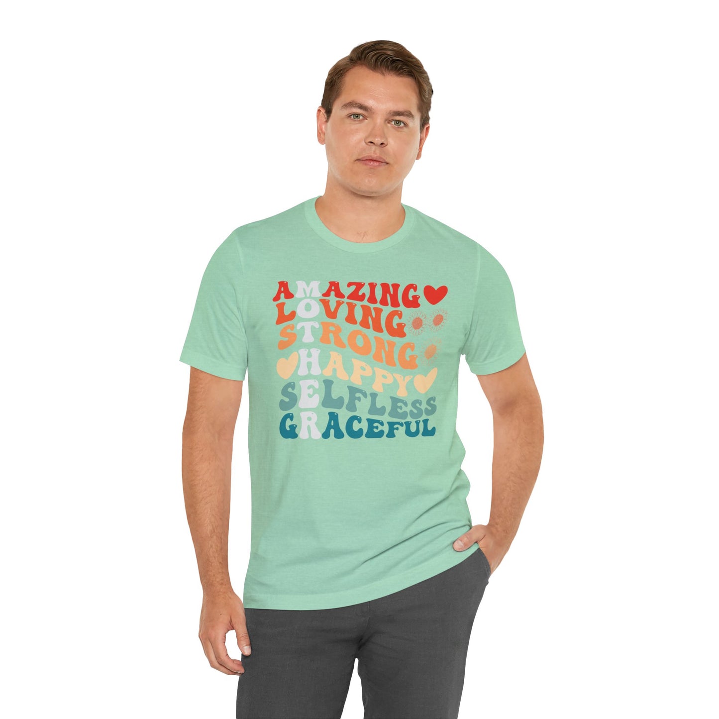 Mother's Day, Amazing Mother, XS-3XL, Unisex Jersey Short Sleeve Tee