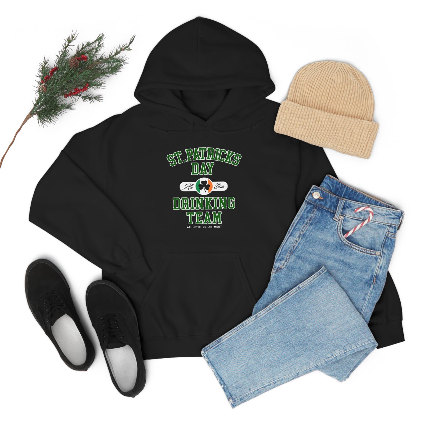 Unisex St Patrick's Day Drinking Team Hooded Sweatshirt