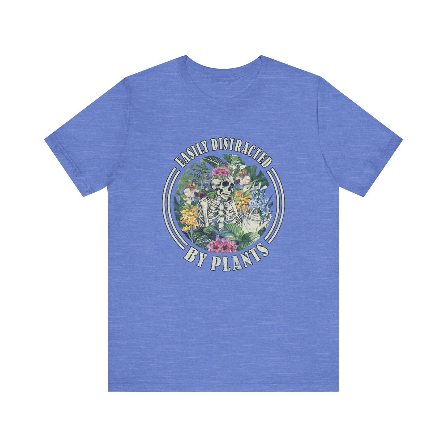 Easily Distracted By Plants, S- 5XL, Unisex Jersey Short Sleeve Tee