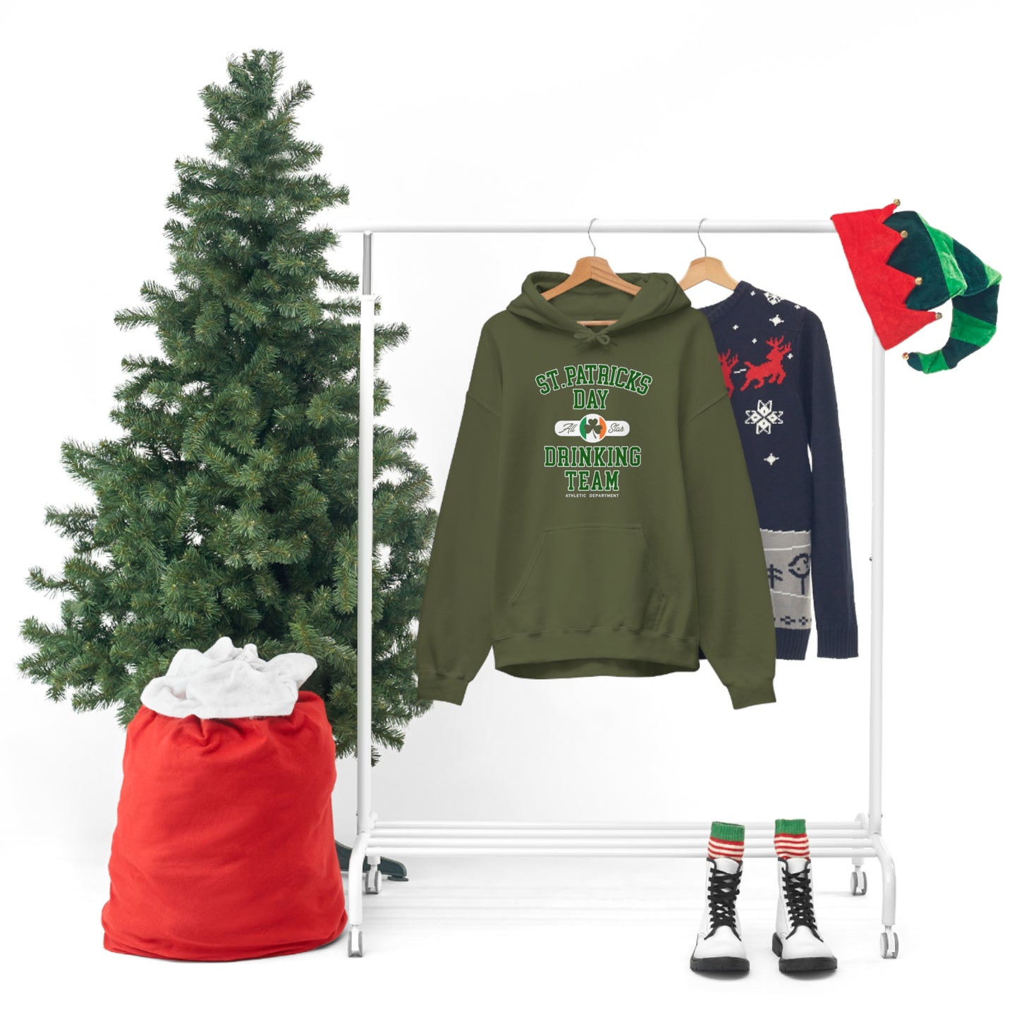 Unisex St Patrick's Day Drinking Team Hooded Sweatshirt
