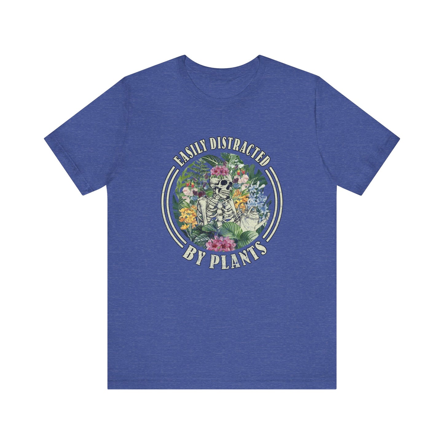 Easily Distracted By Plants, S- 5XL, Unisex Jersey Short Sleeve Tee