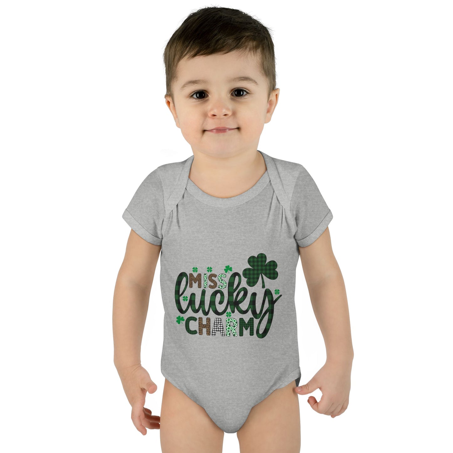 Miss Lucky Charm Infant Onesie Baby Rib Bodysuit