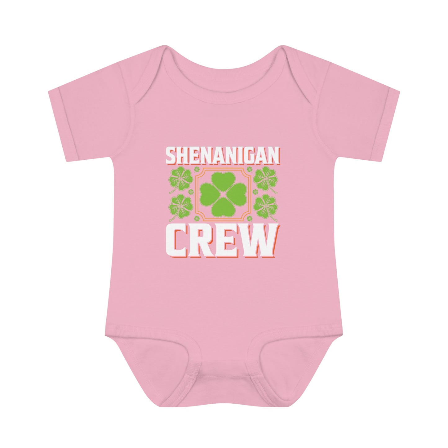 St Patricks Day Matching Family Shenanigans Crew Infant Baby Rib Bodysuit