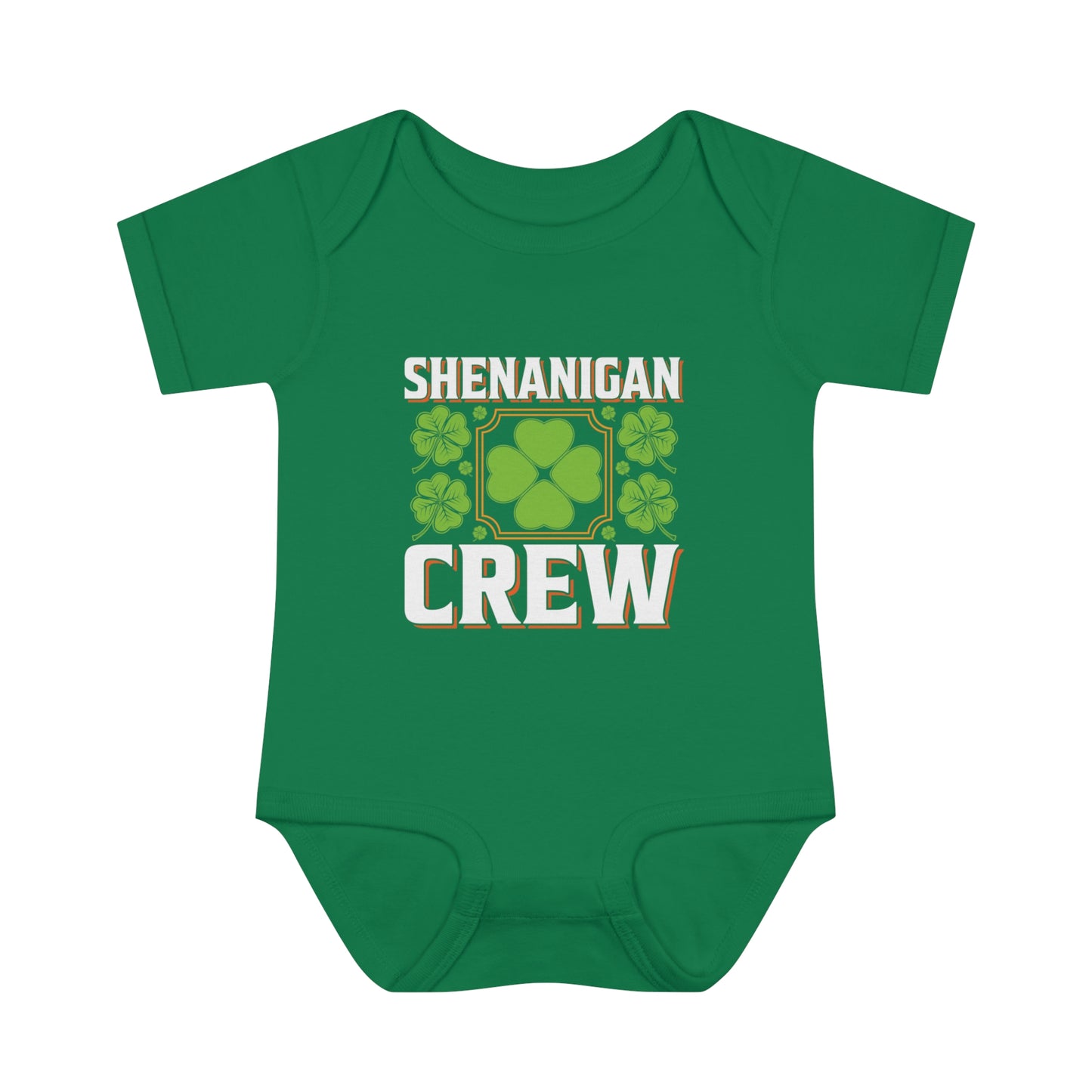 St Patricks Day Matching Family Shenanigans Crew Infant Baby Rib Bodysuit
