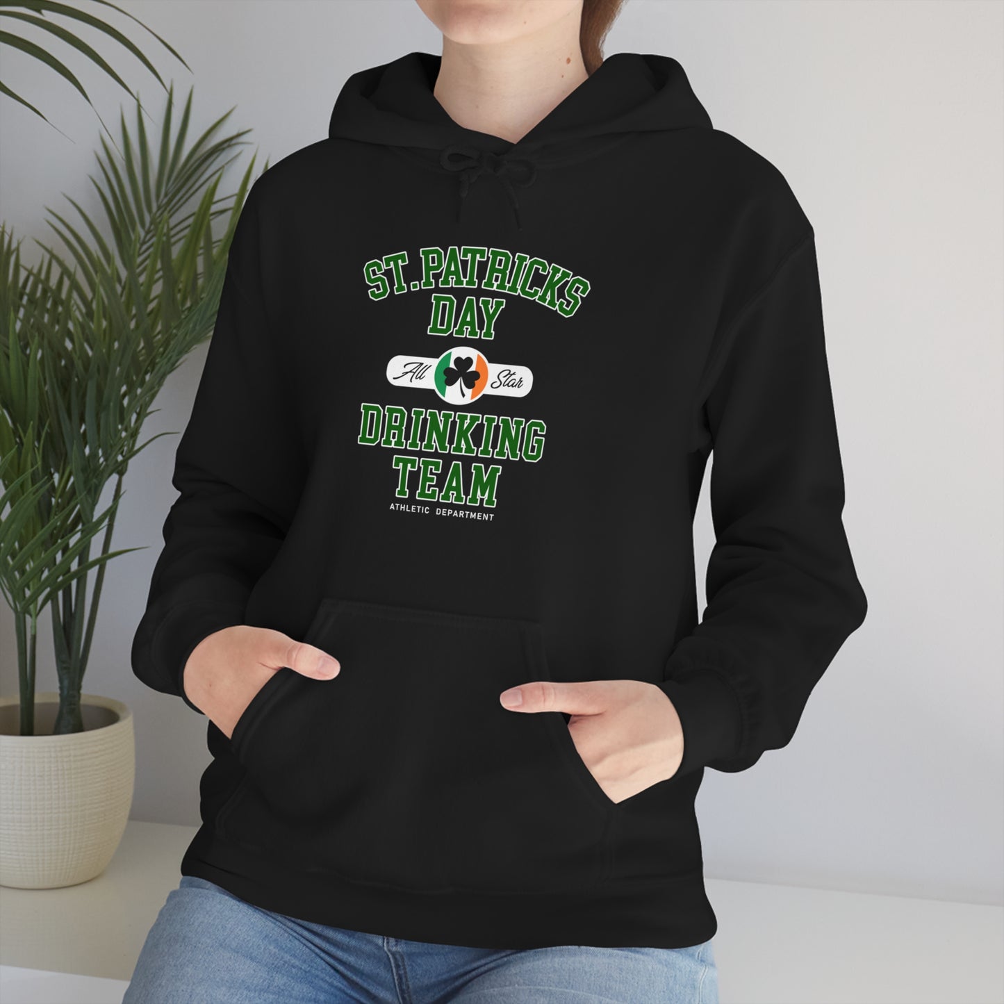 Unisex St Patrick's Day Drinking Team Hooded Sweatshirt