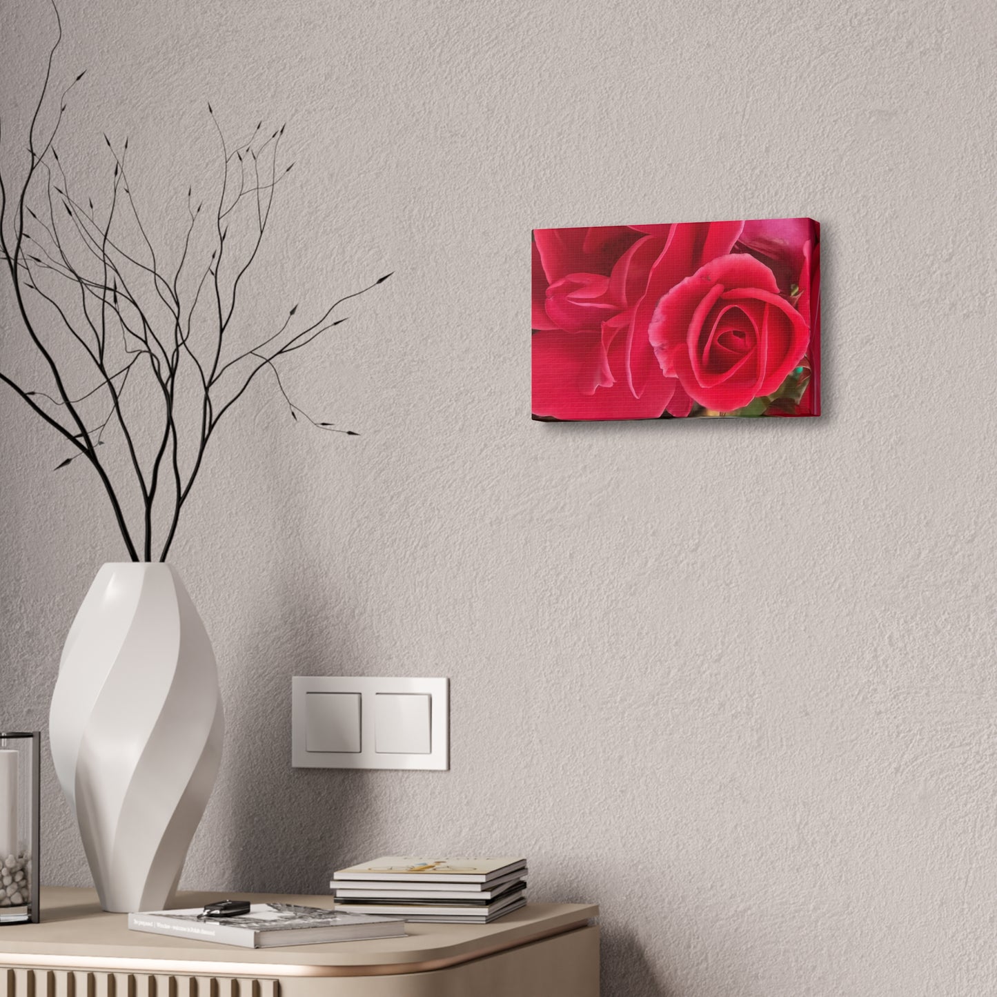 Painting The Roses Red, Canvas Stretched, 1.5''