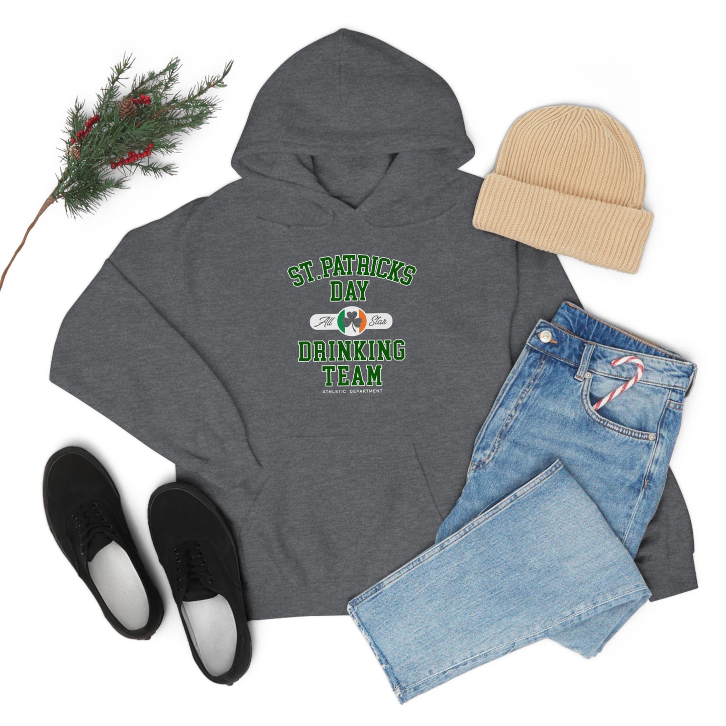 Unisex St Patrick's Day Drinking Team Hooded Sweatshirt