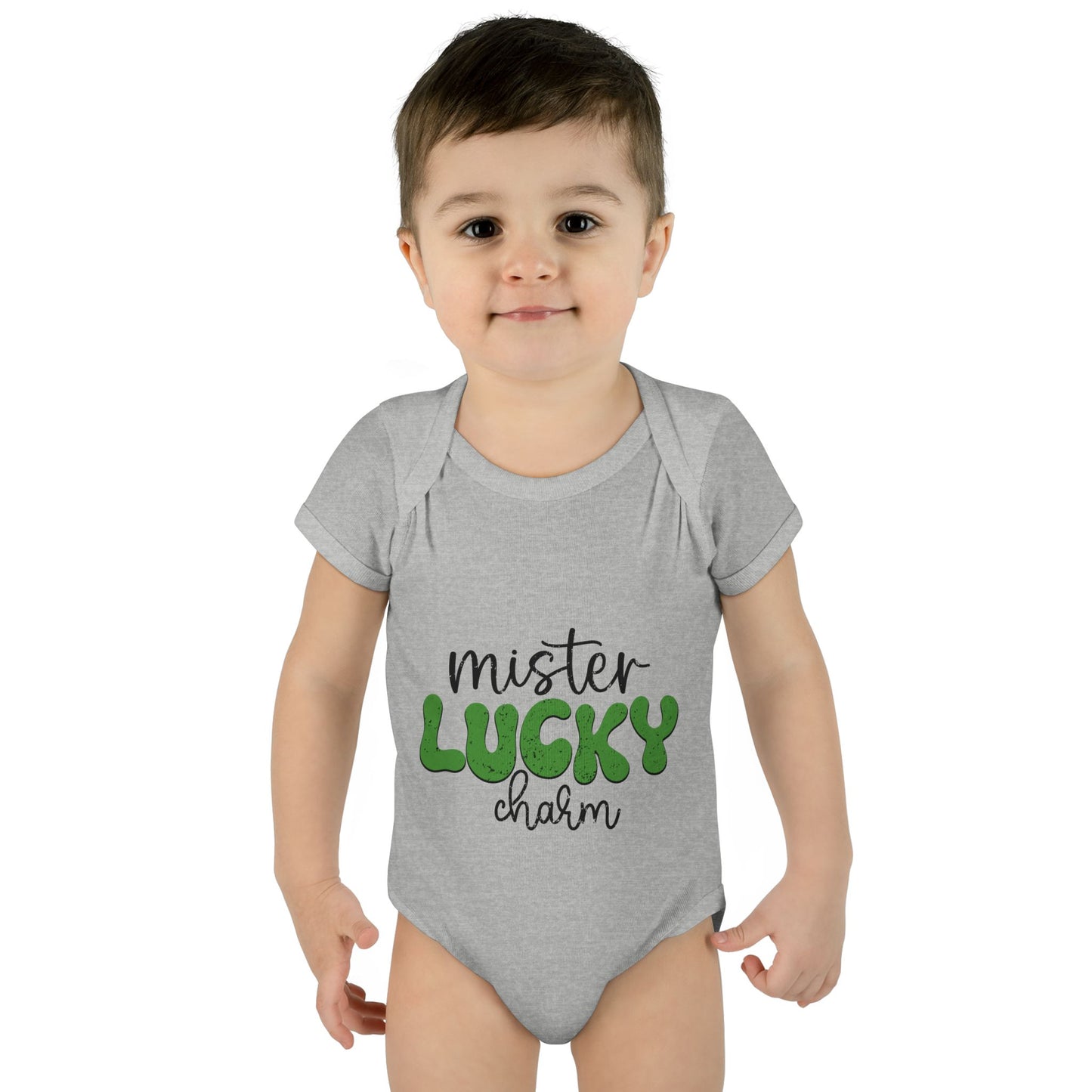 Mister Lucky Charm Infant Onesie Baby Rib Bodysuit