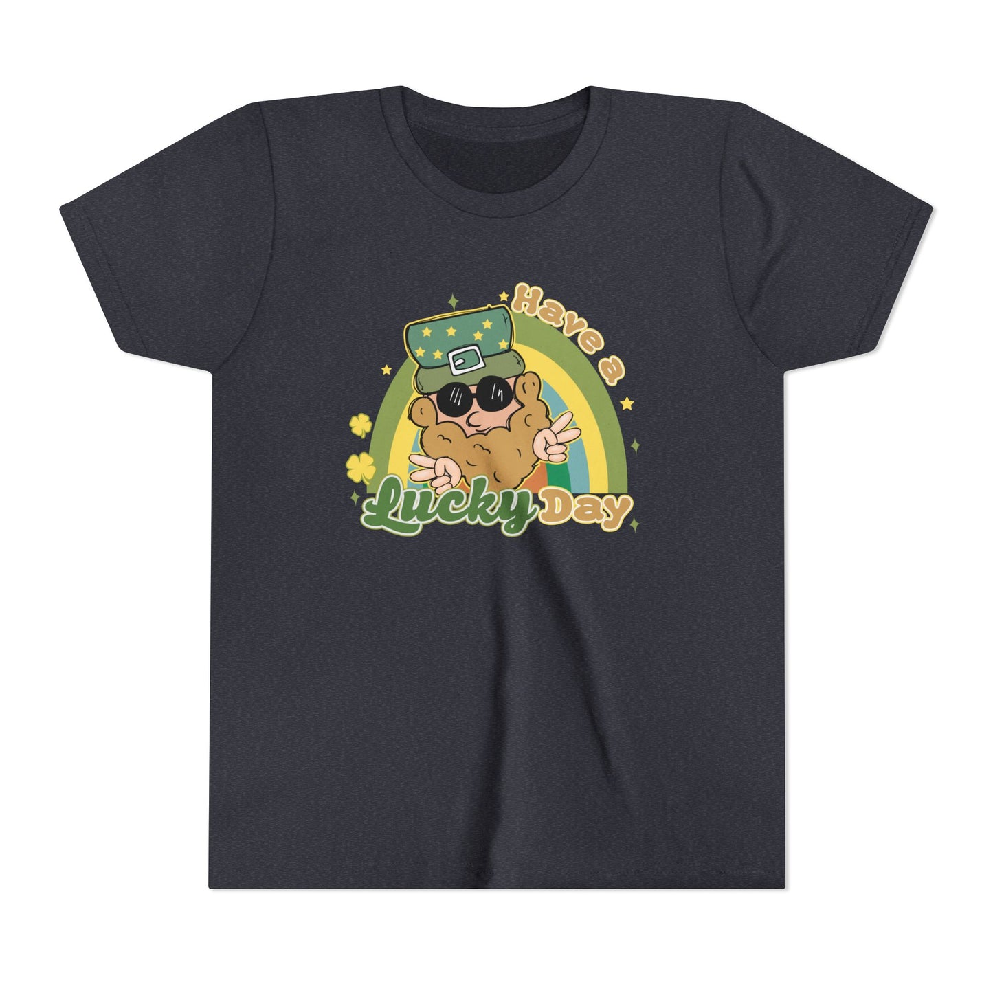 Lucky St Patricks Day Youth Short Sleeve Tee