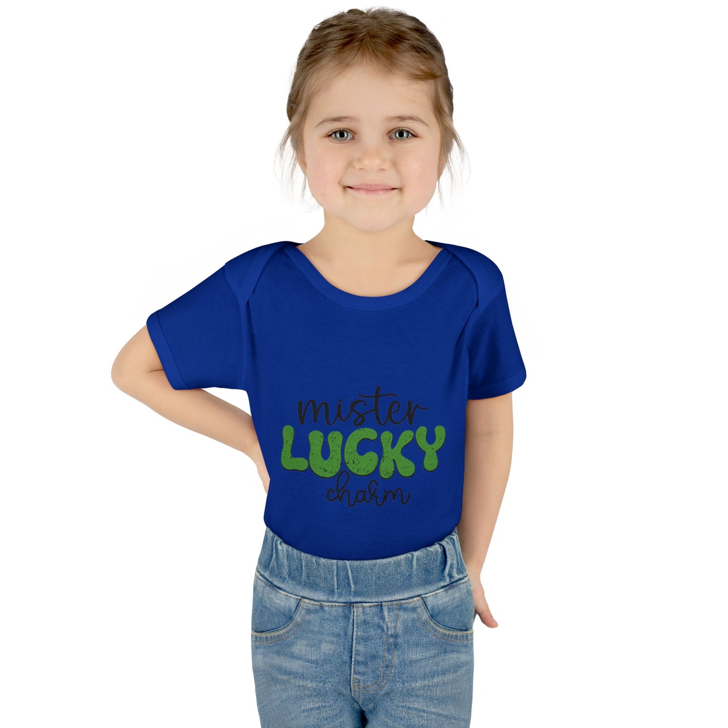 Mister Lucky Charm Infant Onesie Baby Rib Bodysuit