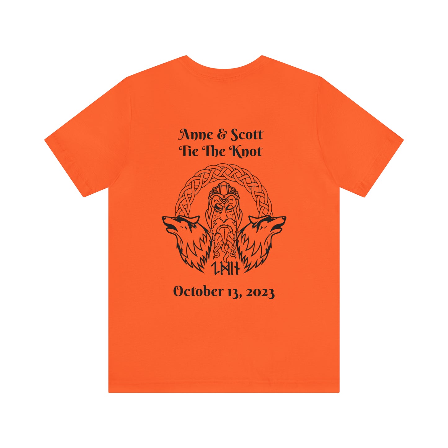 Anne and Scott, Maid of Honor, Valkyrie, Unisex Jersey Short Sleeve Tee