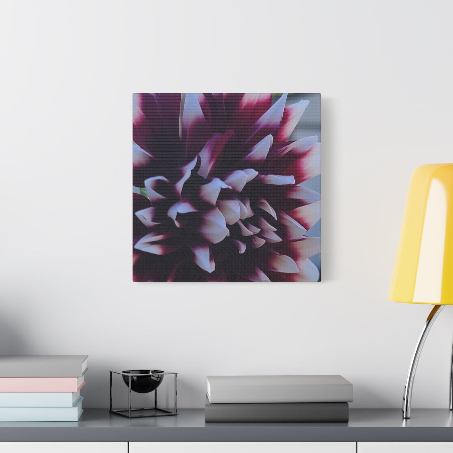Hopelessly Devoted To Dahlias, Matte Canvas, Stretched, 1.25"