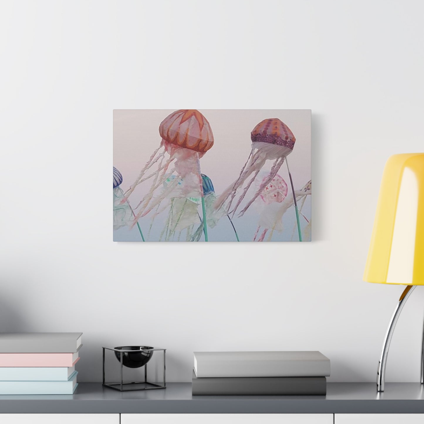 Jellyfish Jamboree, Matte Canvas, Stretched, 1.25"