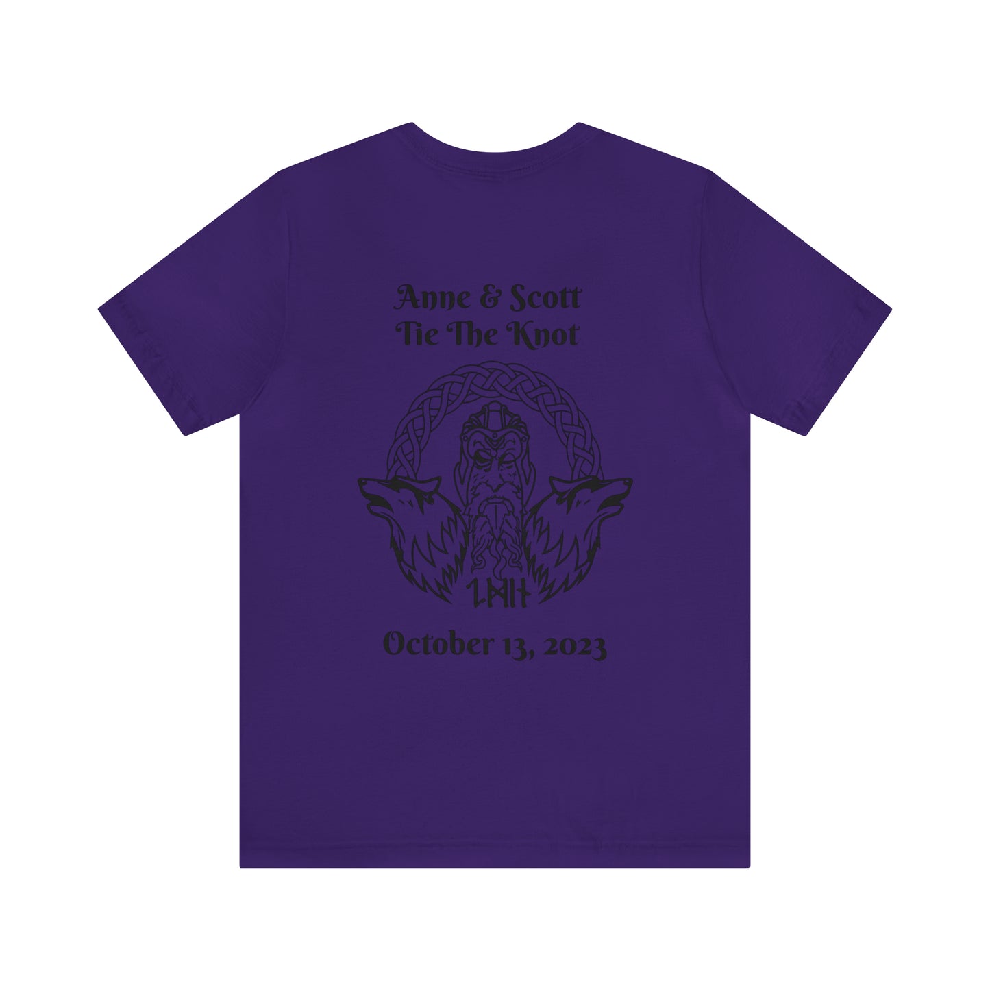 Anne and Scott, Maid of Honor, Valkyrie, Unisex Jersey Short Sleeve Tee