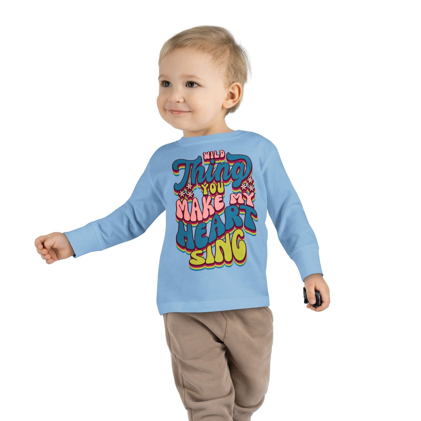 Wild Thing Valentine's Day Toddler Long Sleeve Tee