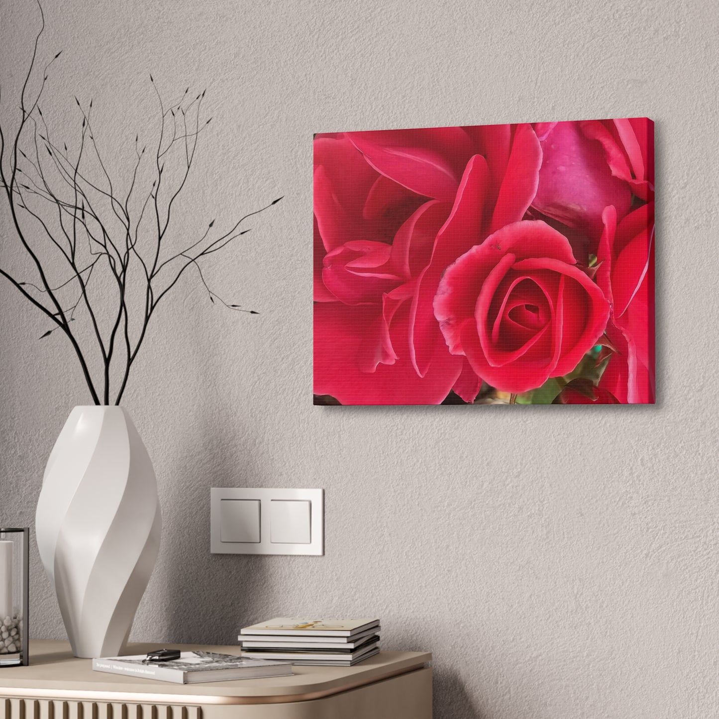 Painting The Roses Red, Canvas Stretched, 1.5''
