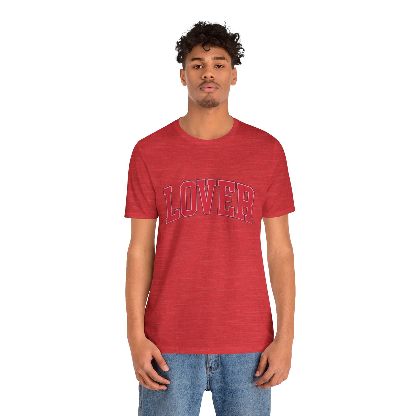 Lover Valentines Day Unisex Jersey Short Sleeve Tee