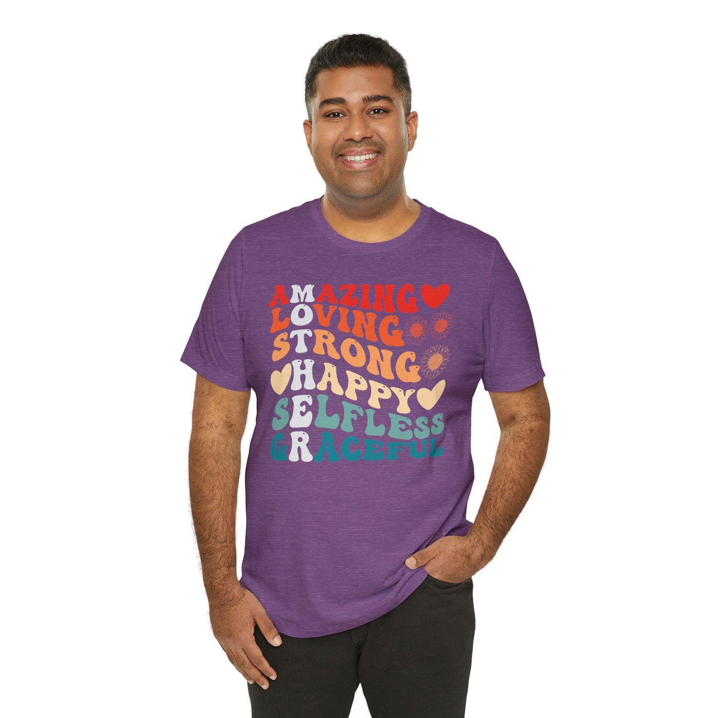 Mother's Day, Amazing Mother, XS-3XL, Unisex Jersey Short Sleeve Tee