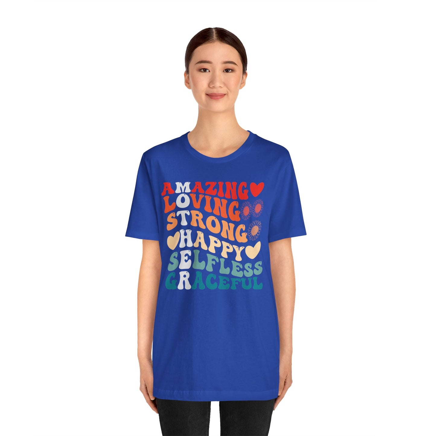 Mother's Day, Amazing Mother, XS-3XL, Unisex Jersey Short Sleeve Tee