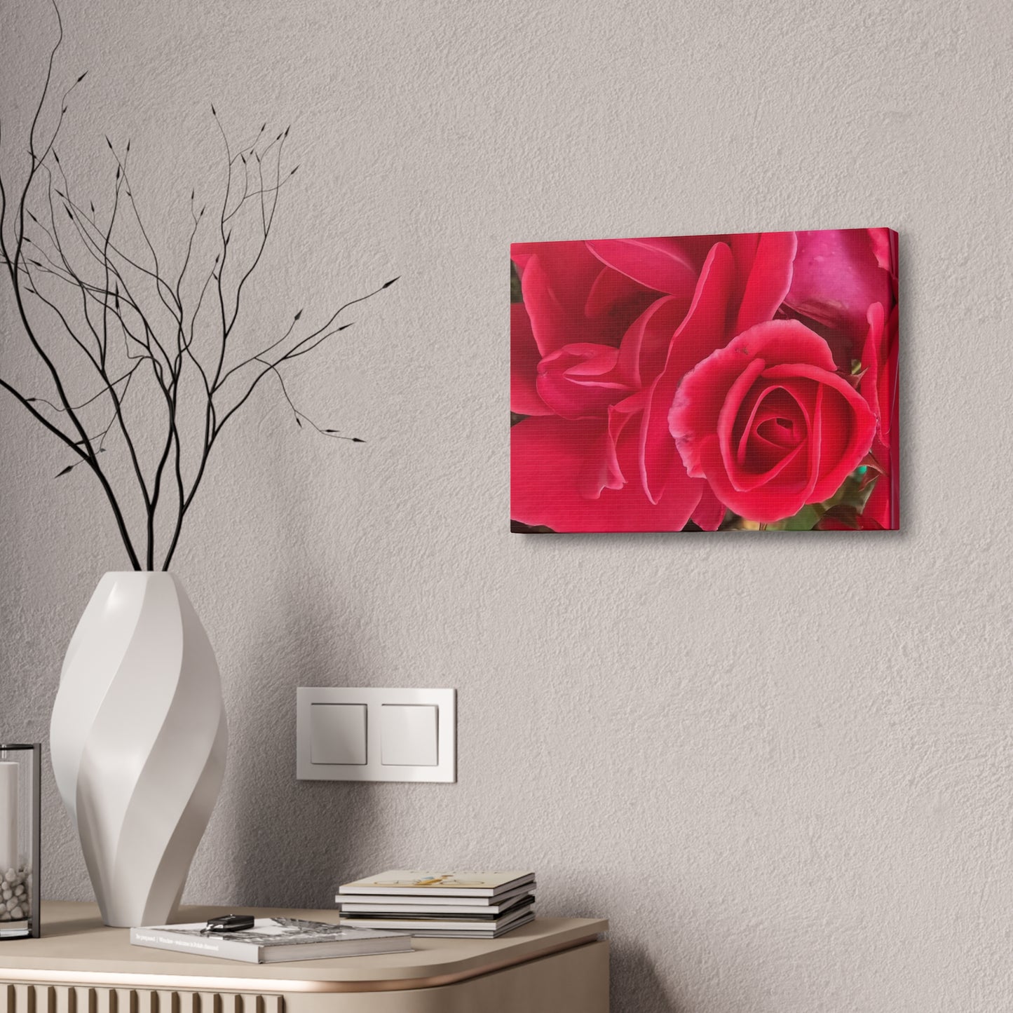 Painting The Roses Red, Canvas Stretched, 1.5''