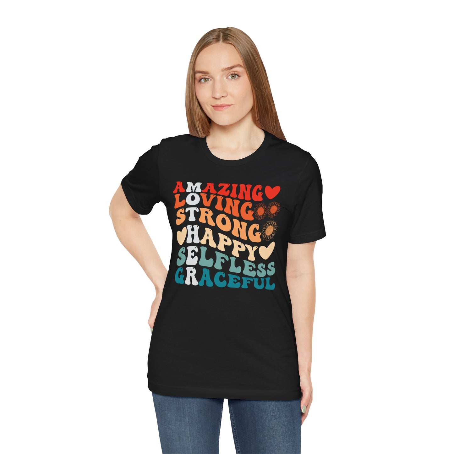 Mother's Day, Amazing Mother, XS-3XL, Unisex Jersey Short Sleeve Tee