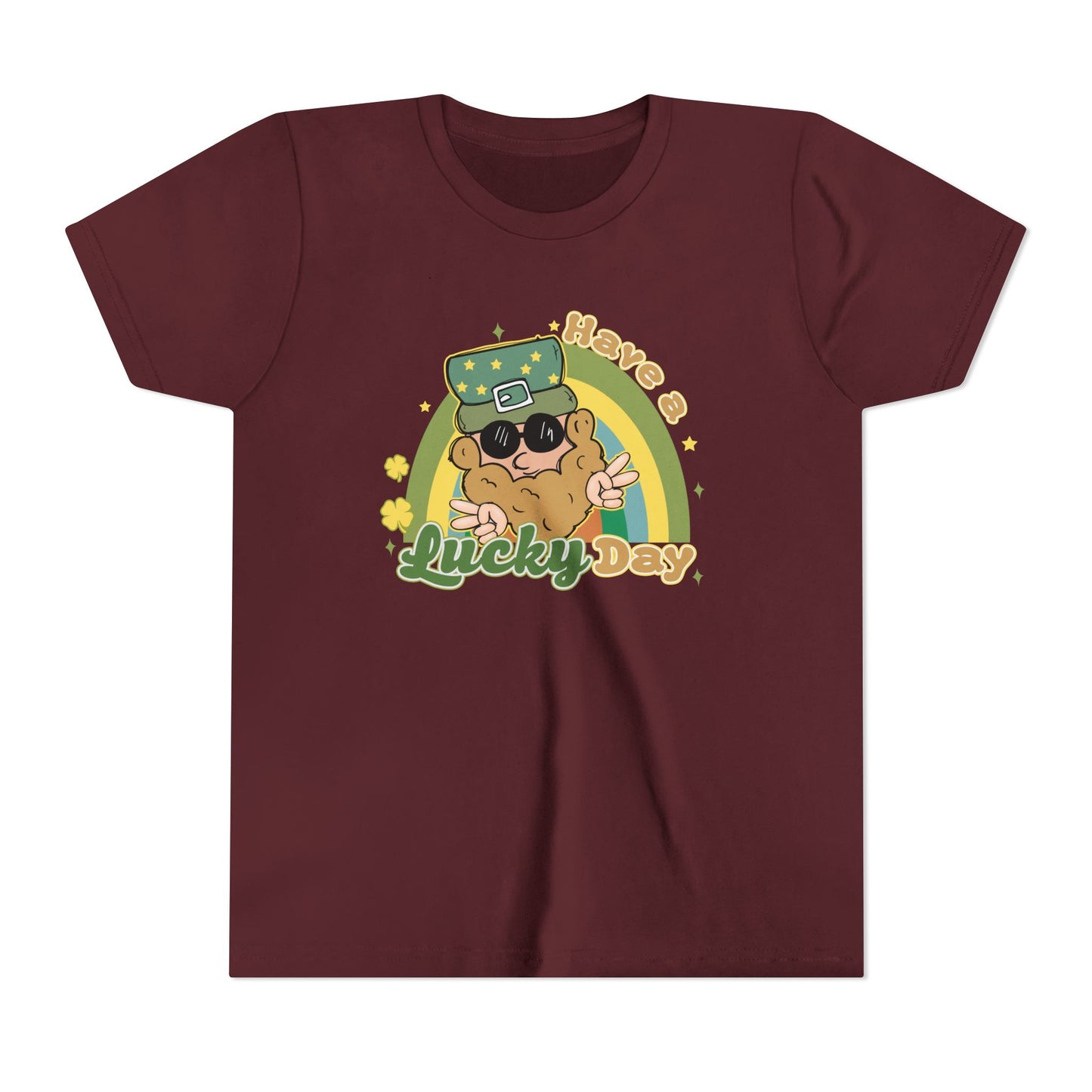 Lucky St Patricks Day Youth Short Sleeve Tee