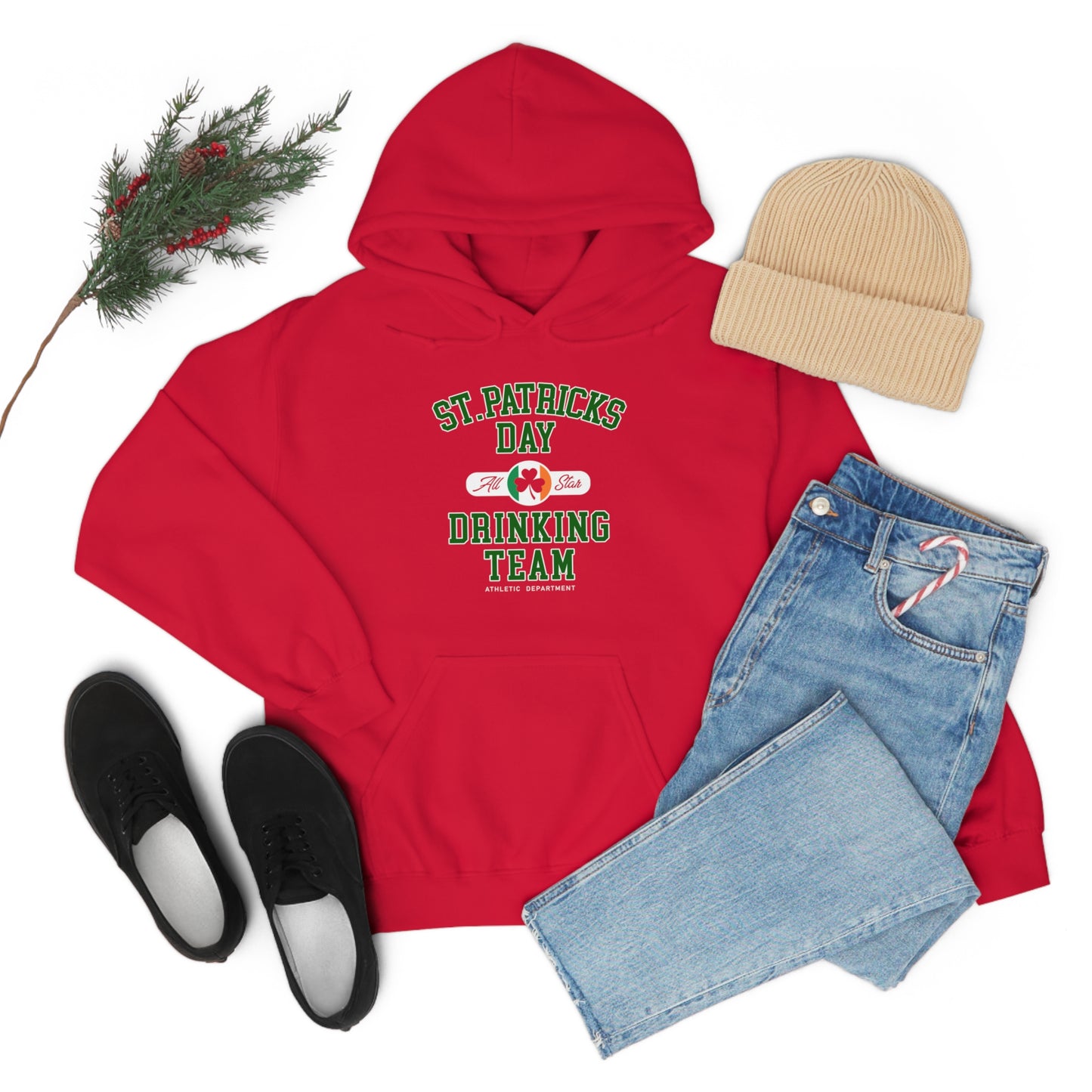 Unisex St Patrick's Day Drinking Team Hooded Sweatshirt