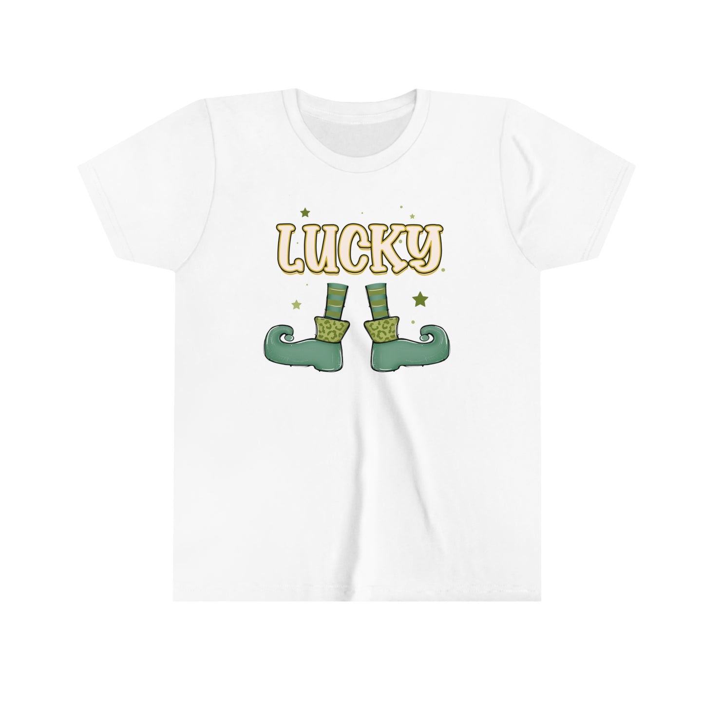 Lucky St Patricks Day Youth Short Sleeve Tee