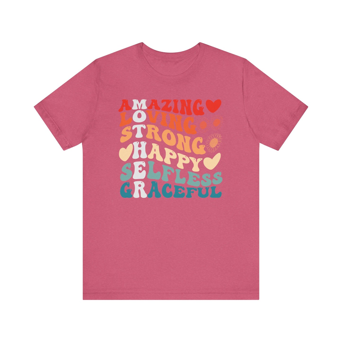 Mother's Day, Amazing Mother, XS-3XL, Unisex Jersey Short Sleeve Tee
