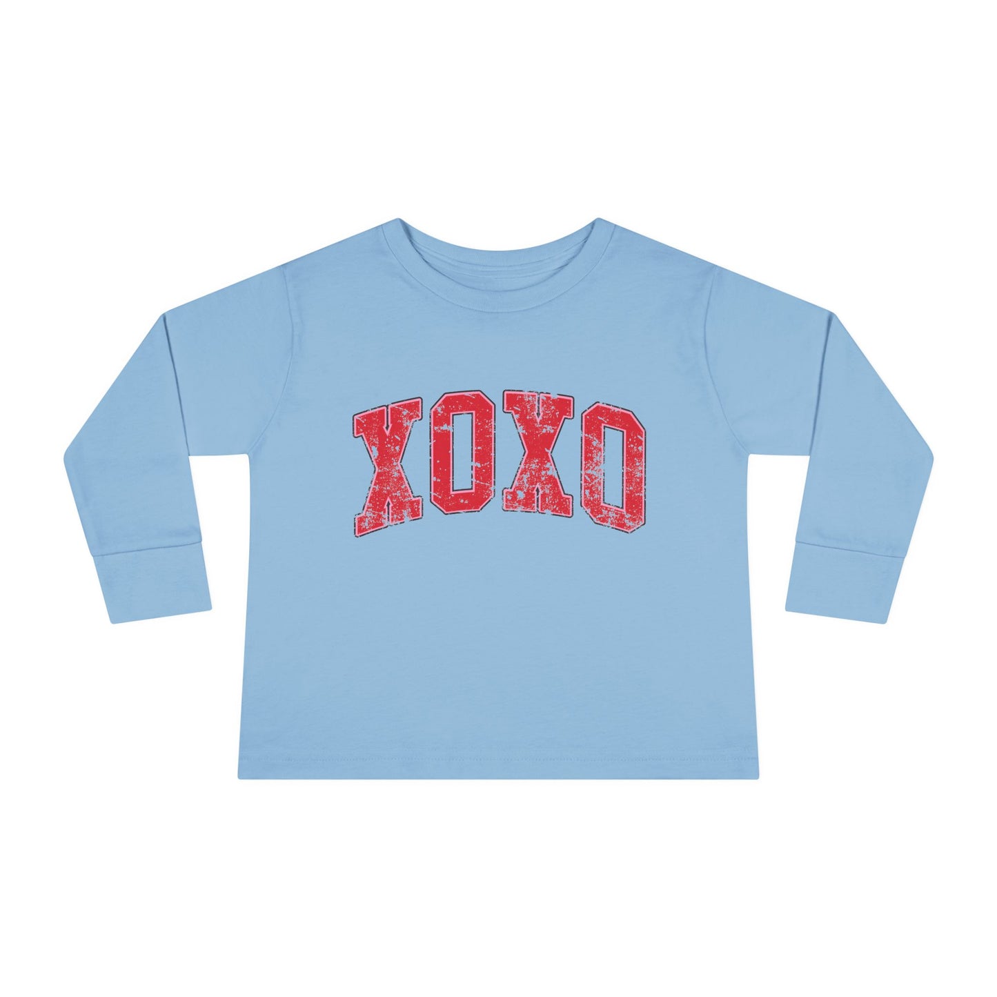 XOXO Valentine's Day Toddler Long Sleeve Tee