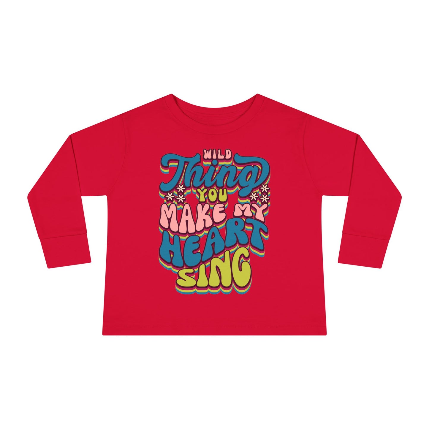 Wild Thing Valentine's Day Toddler Long Sleeve Tee