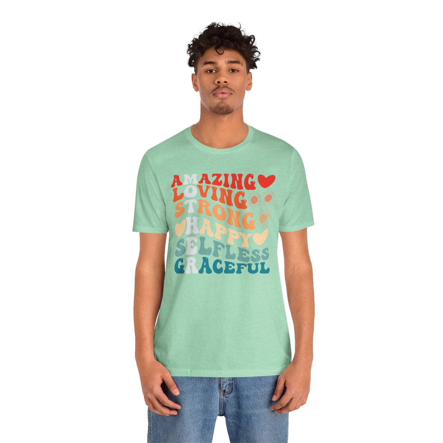 Mother's Day, Amazing Mother, XS-3XL, Unisex Jersey Short Sleeve Tee
