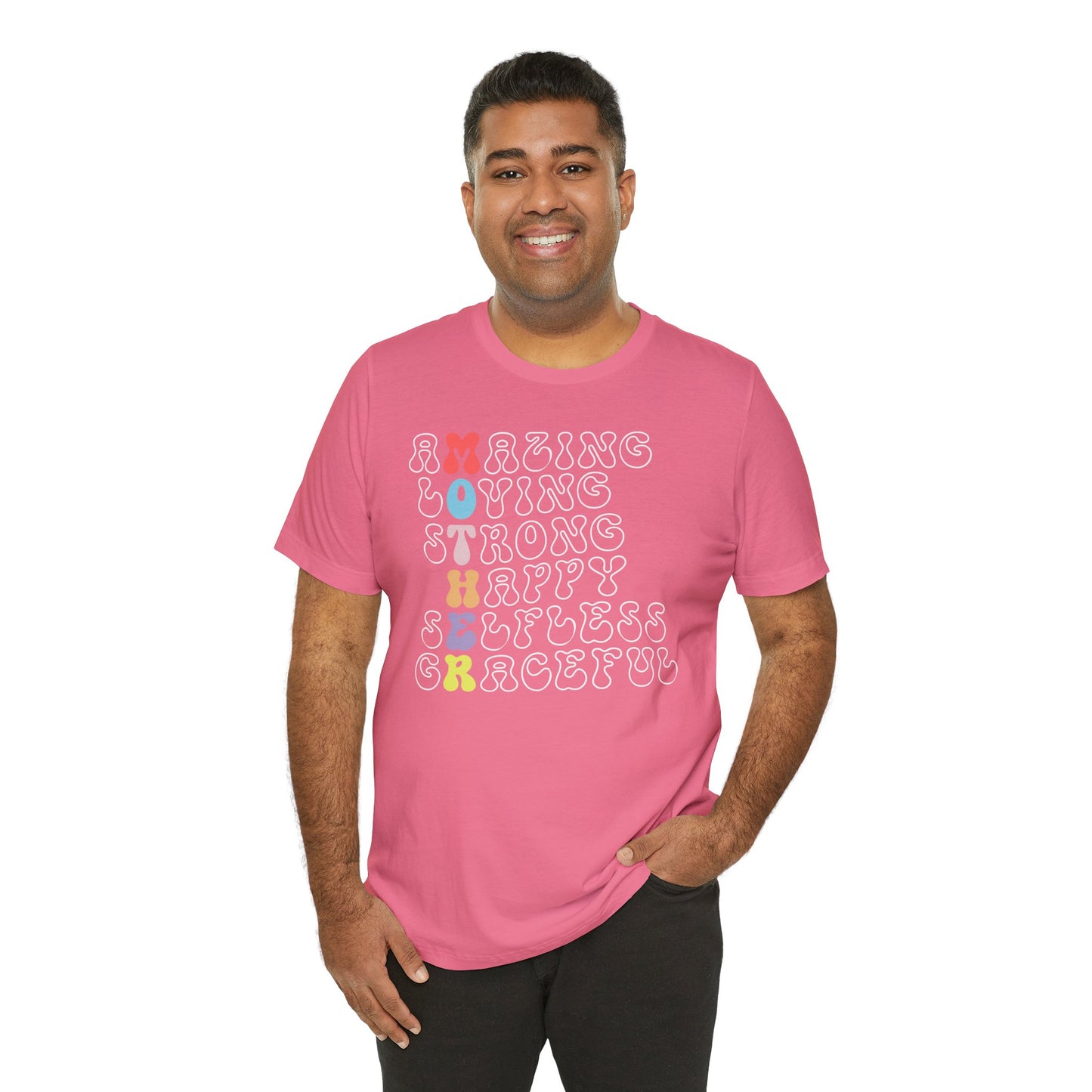 Mother's Day, Amazing Mother, XS-3XL, Unisex Jersey Short Sleeve Tee
