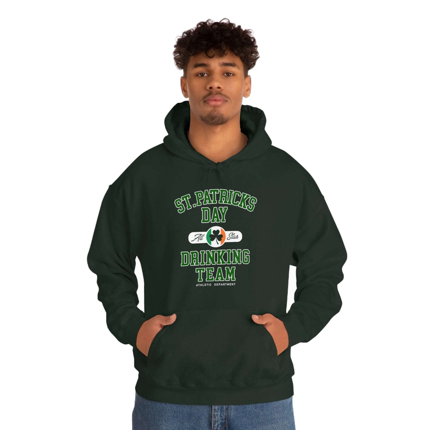 Unisex St Patrick's Day Drinking Team Hooded Sweatshirt