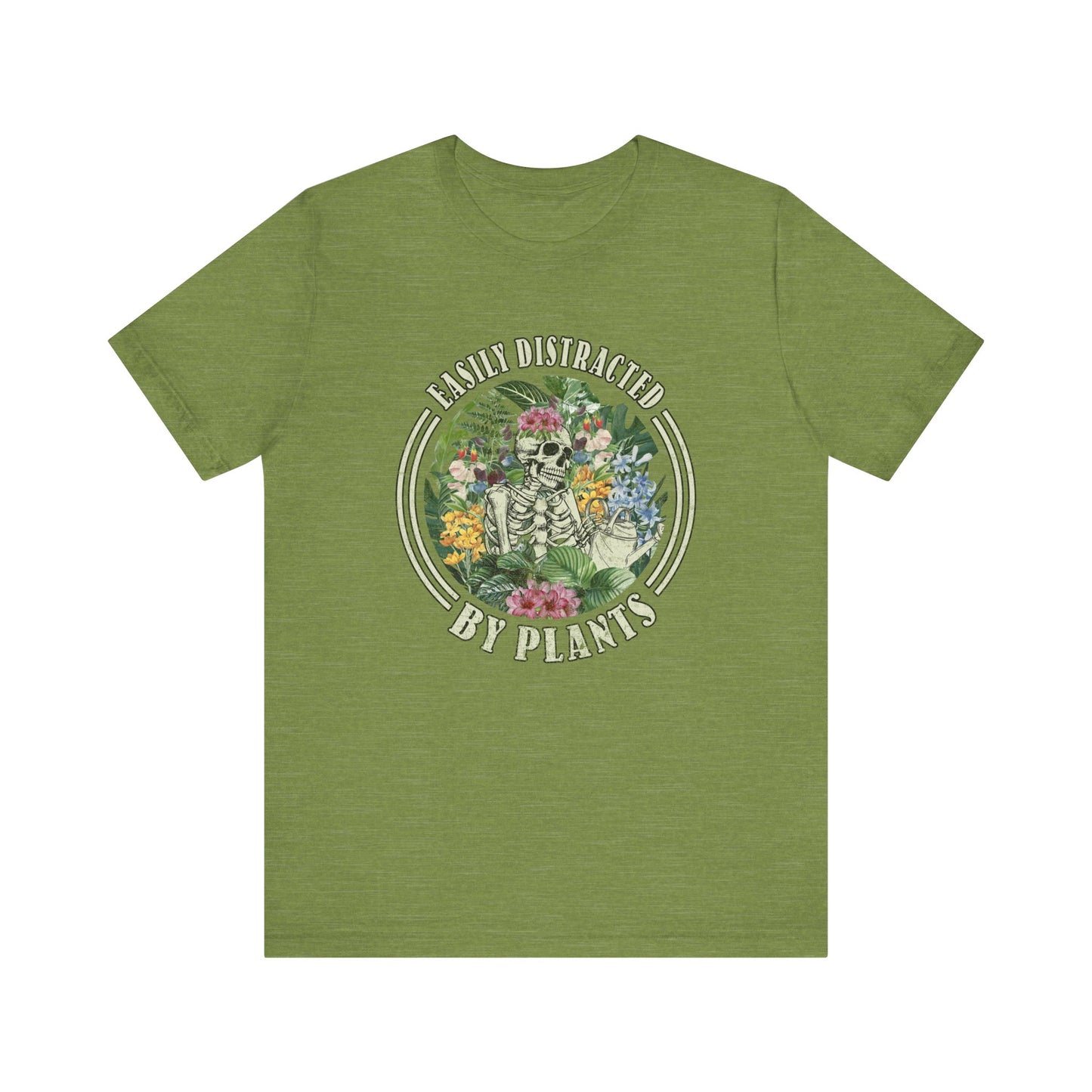 Easily Distracted By Plants, S- 5XL, Unisex Jersey Short Sleeve Tee