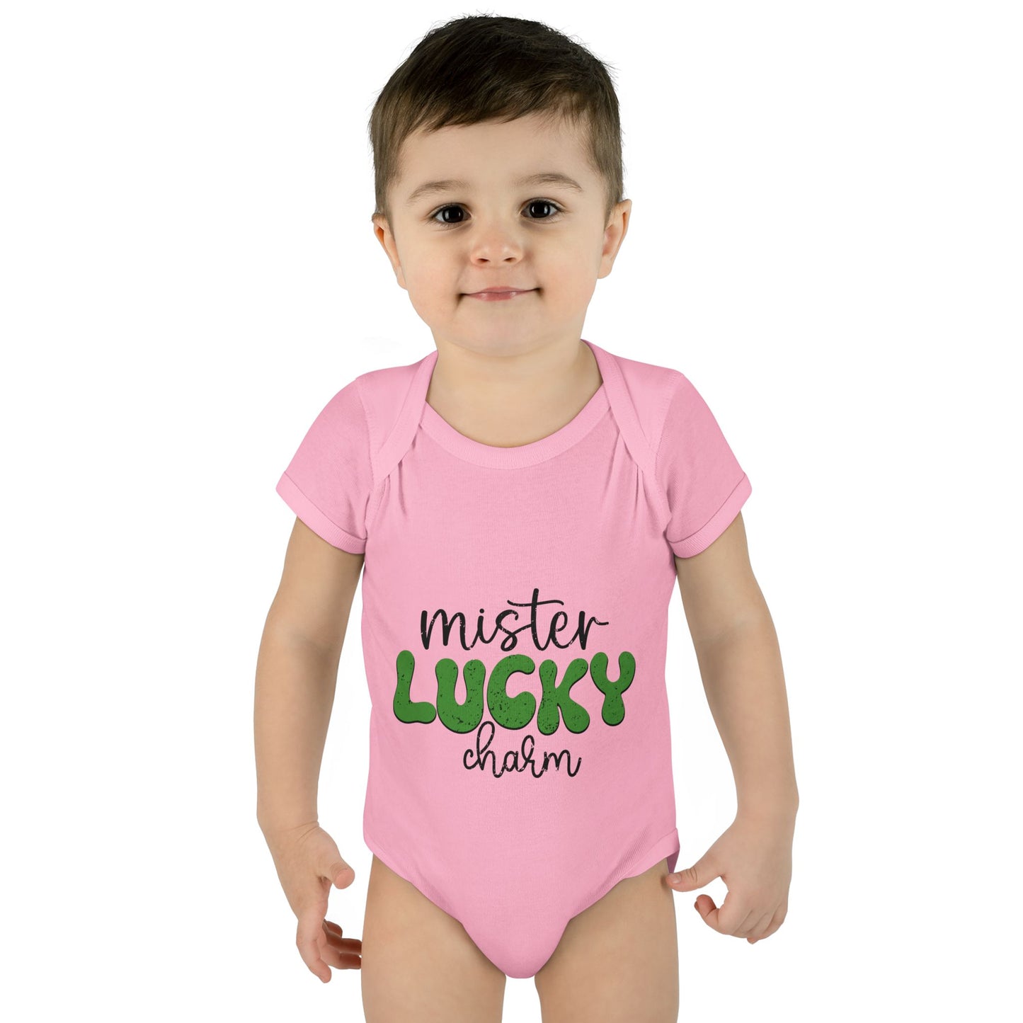 Mister Lucky Charm Infant Onesie Baby Rib Bodysuit