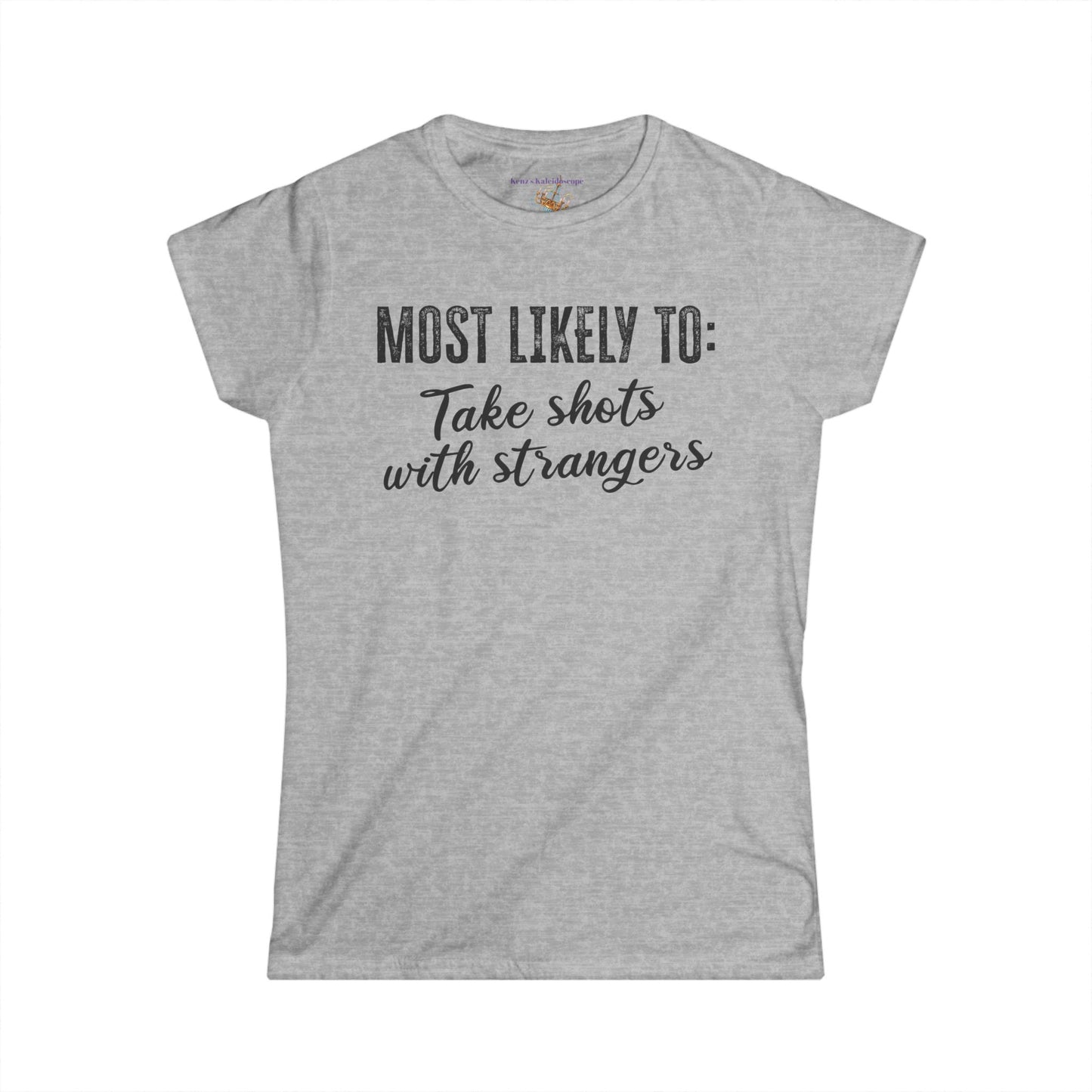 Bachelorette Party, Most Likely To, S-2XL, Women's Softstyle Tee
