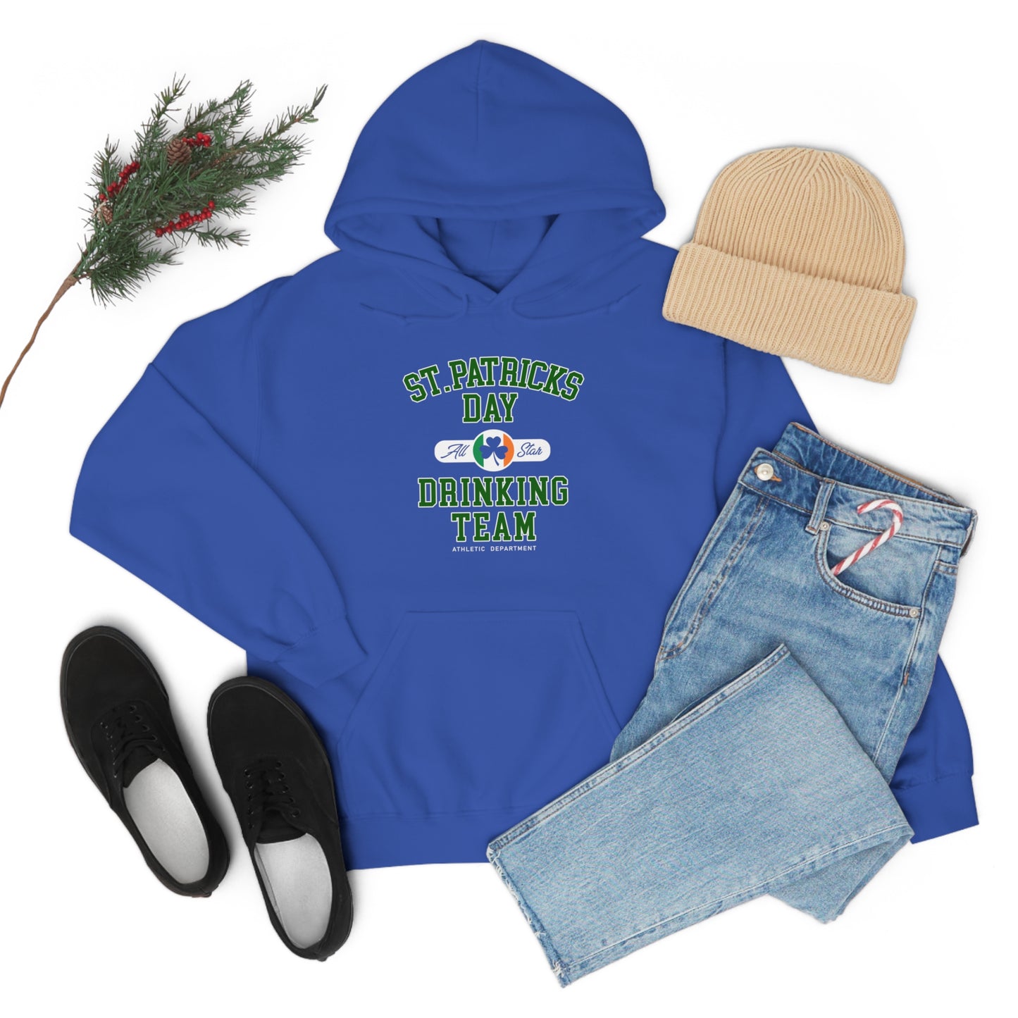 Unisex St Patrick's Day Drinking Team Hooded Sweatshirt