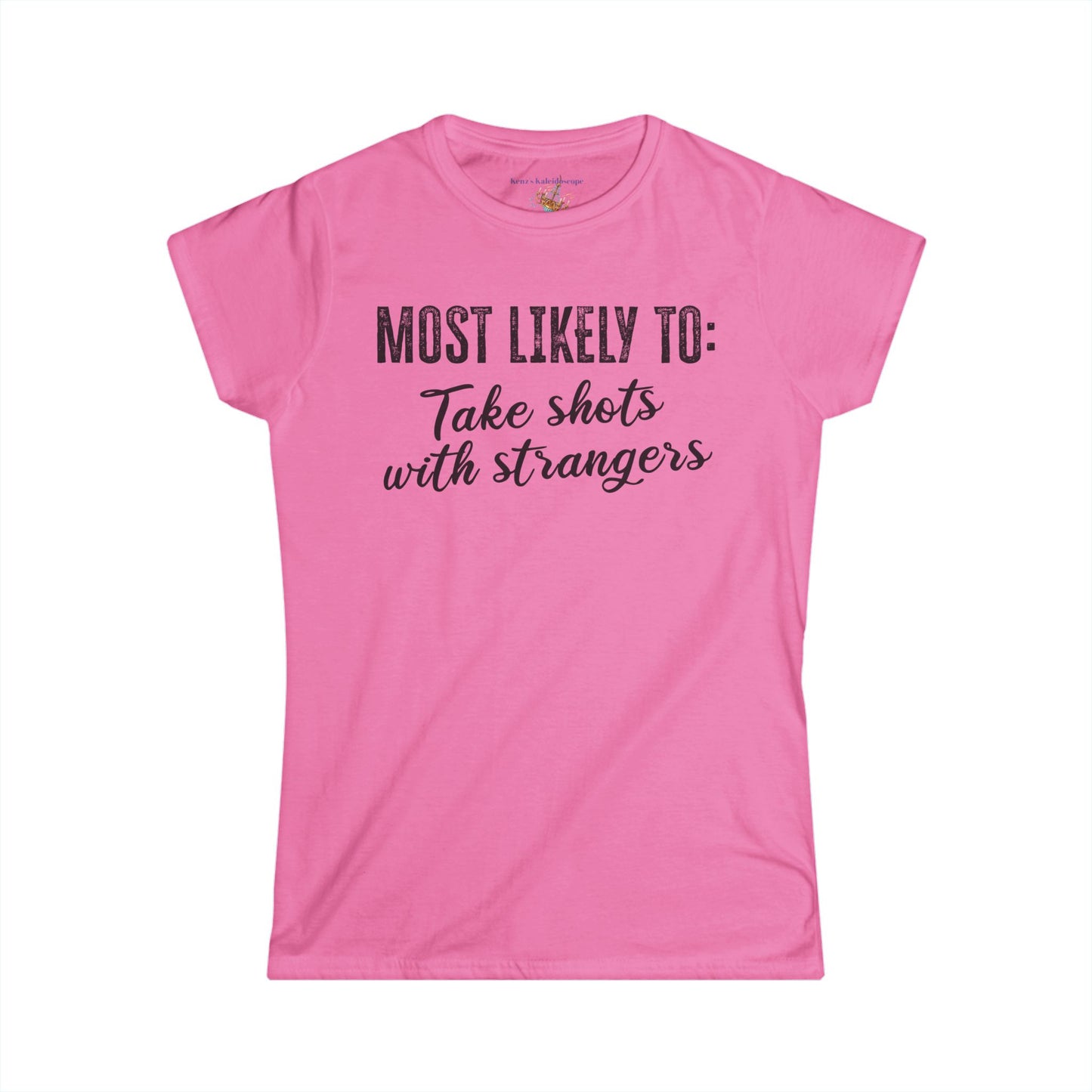 Bachelorette Party, Most Likely To, S-2XL, Women's Softstyle Tee