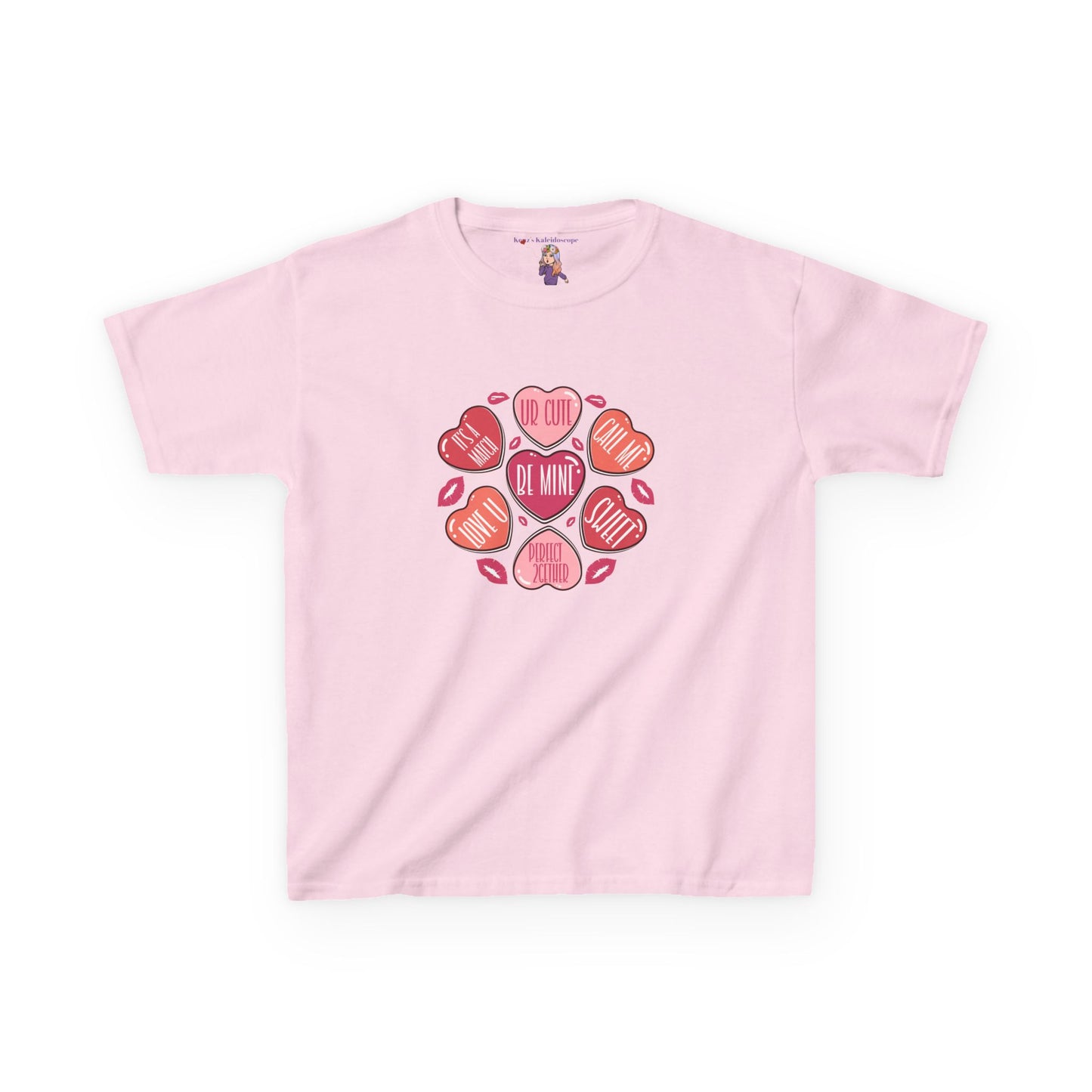 Conversation Hearts Valentines Day Kids Heavy Cotton™ Tee