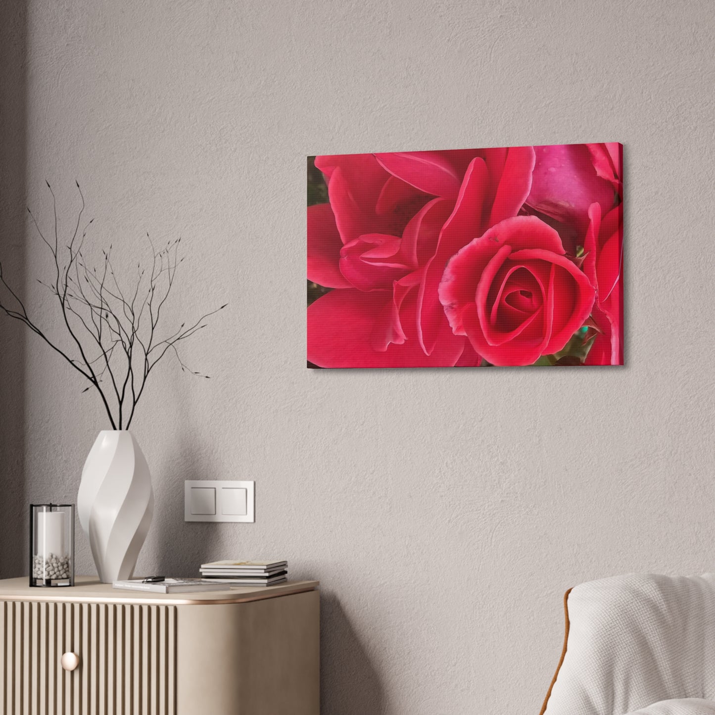 Painting The Roses Red, Canvas Stretched, 1.5''