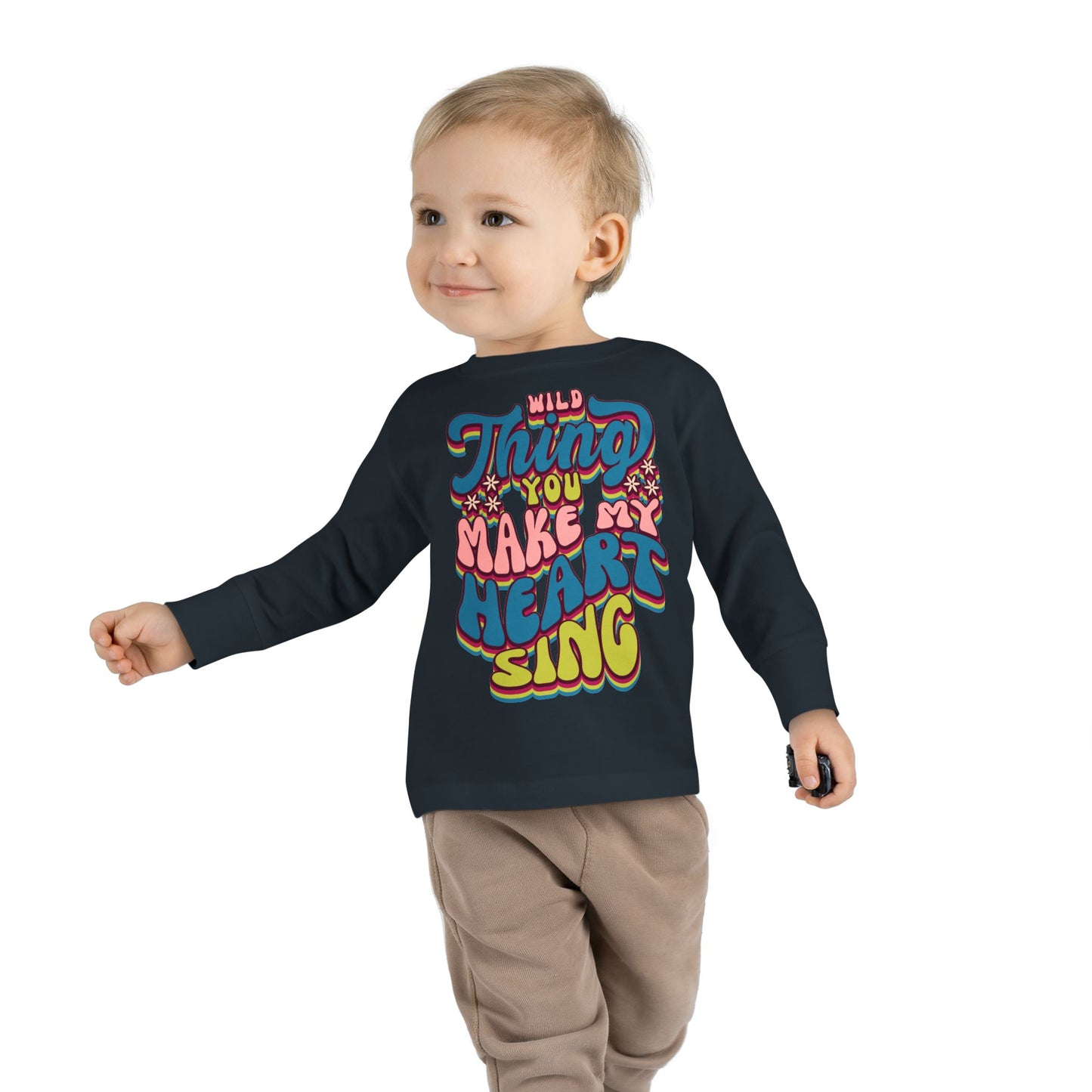 Wild Thing Valentine's Day Toddler Long Sleeve Tee