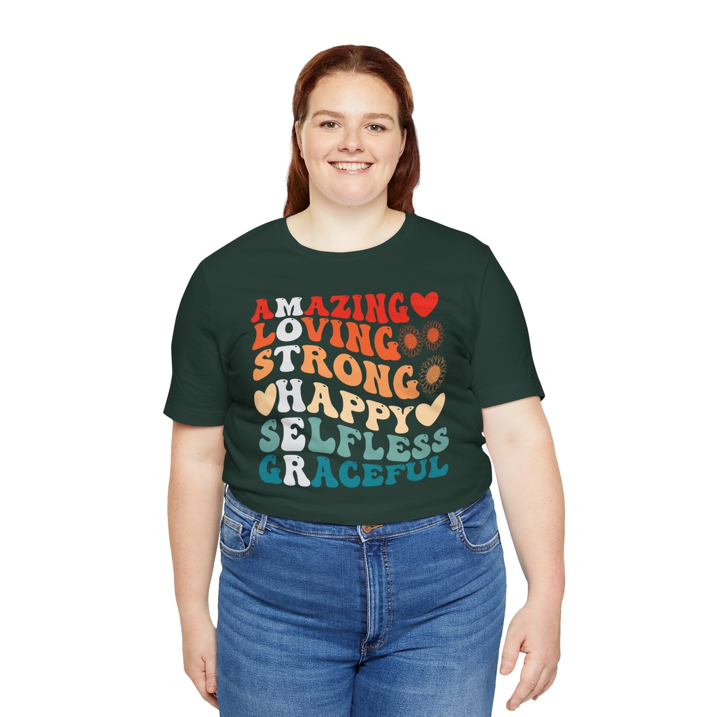 Mother's Day, Amazing Mother, XS-3XL, Unisex Jersey Short Sleeve Tee