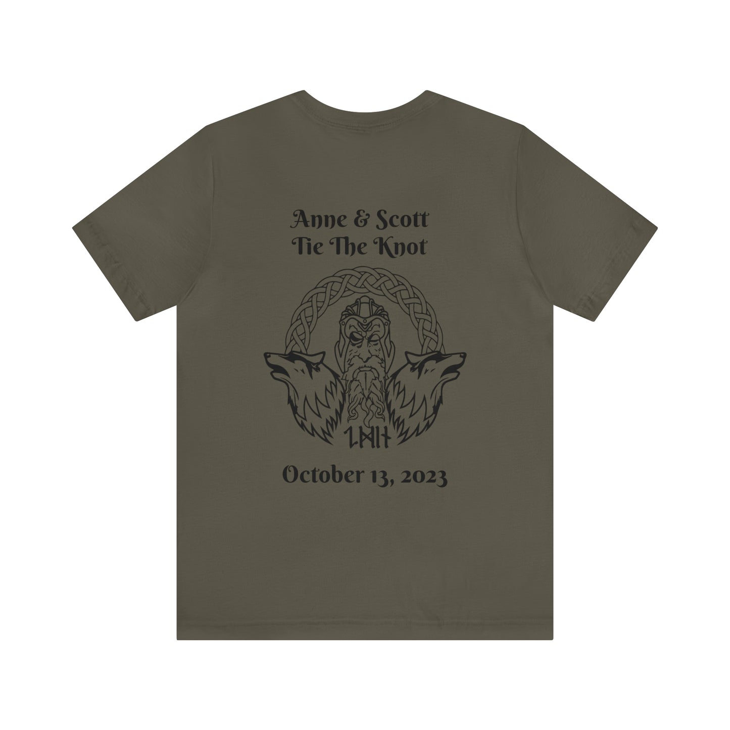 Anne and Scott, Maid of Honor, Valkyrie, Unisex Jersey Short Sleeve Tee
