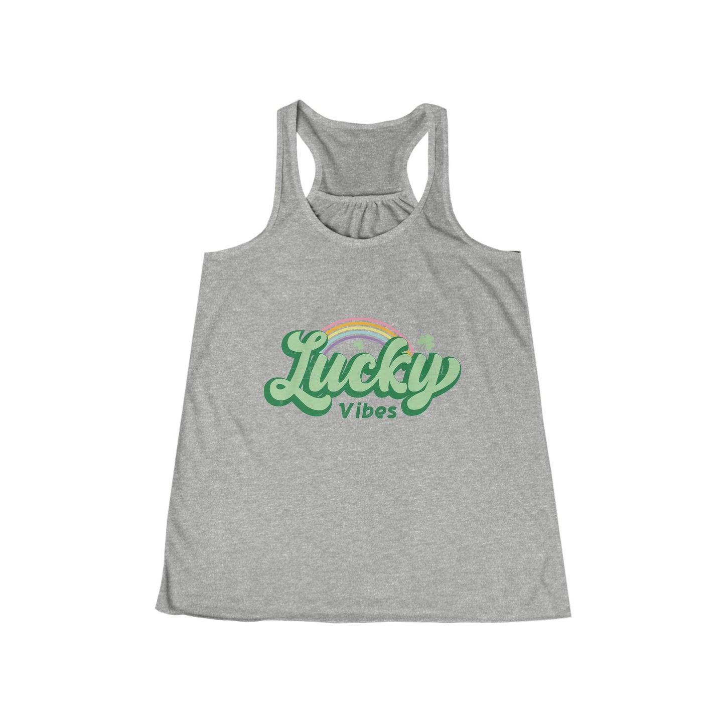 Women's St Patricks Day Flowy Racerback Tank