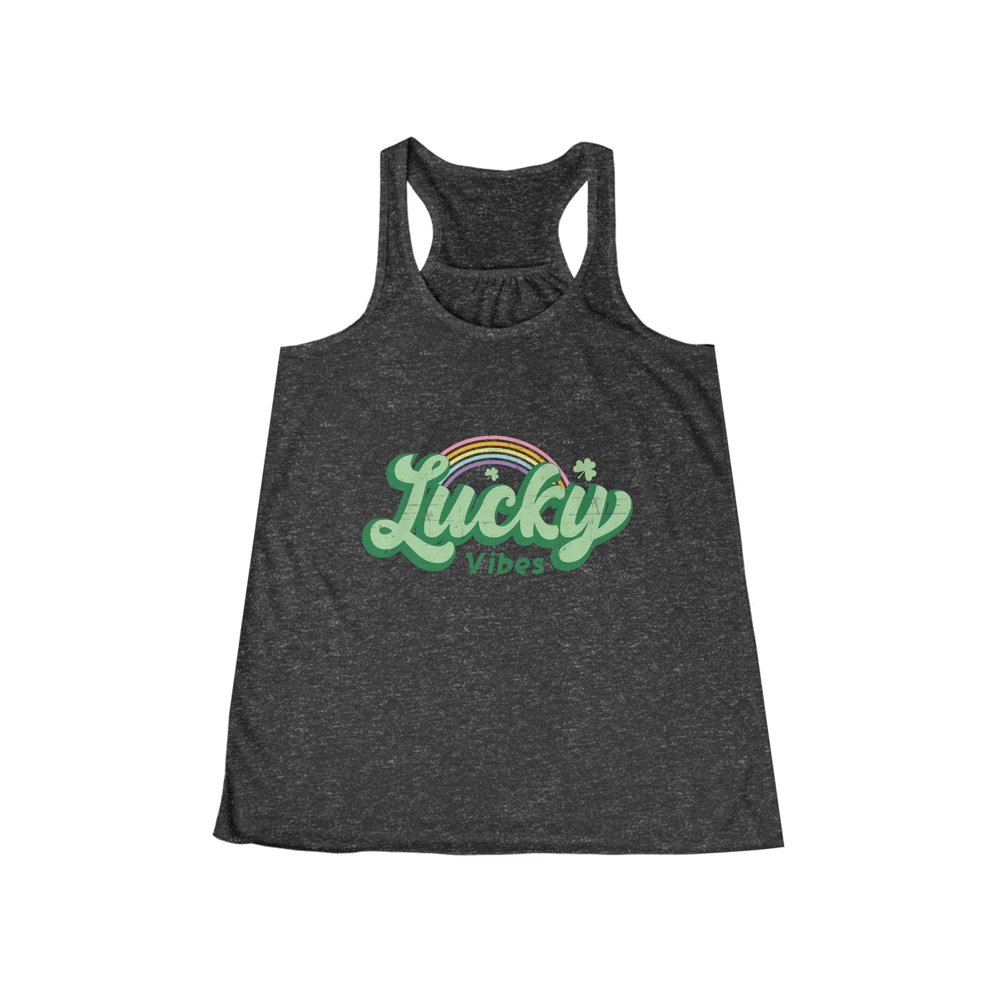 Women's St Patricks Day Flowy Racerback Tank