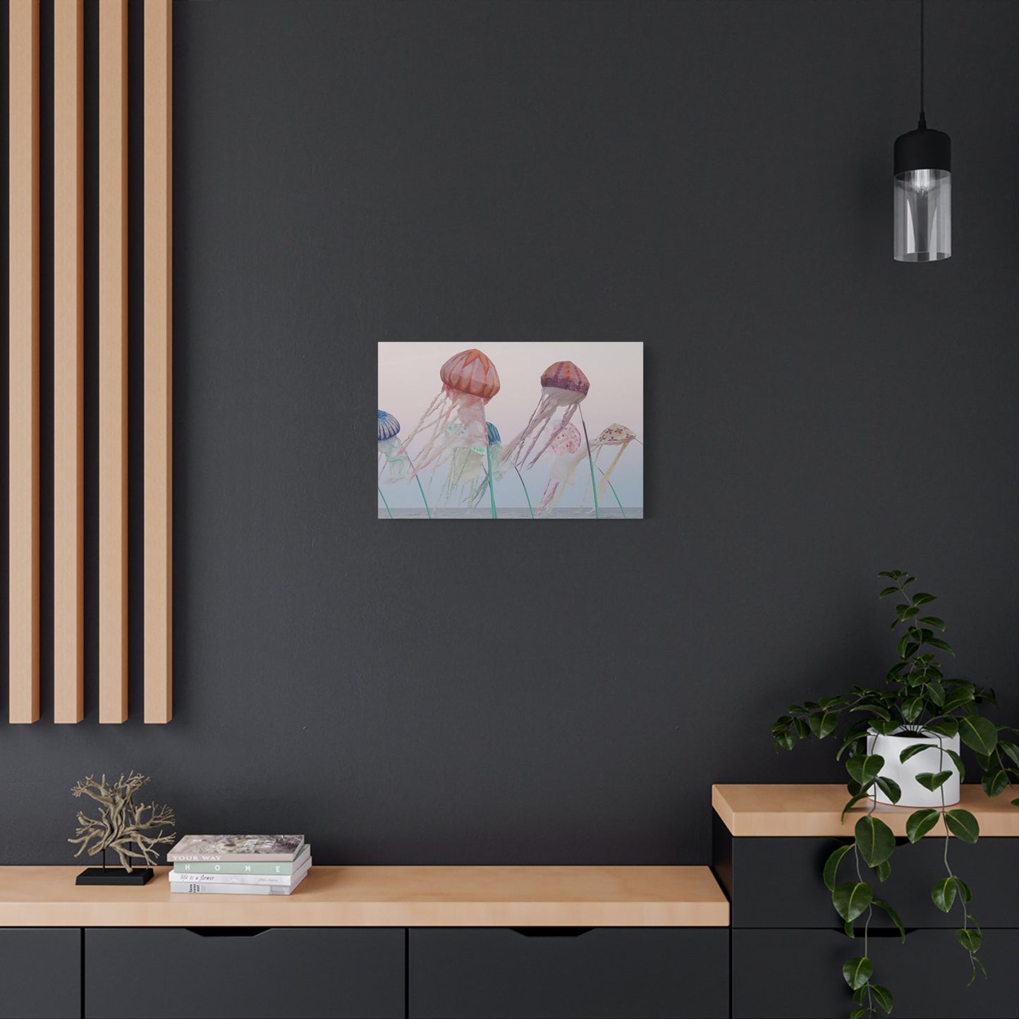 Jellyfish Jamboree, Matte Canvas, Stretched, 1.25"