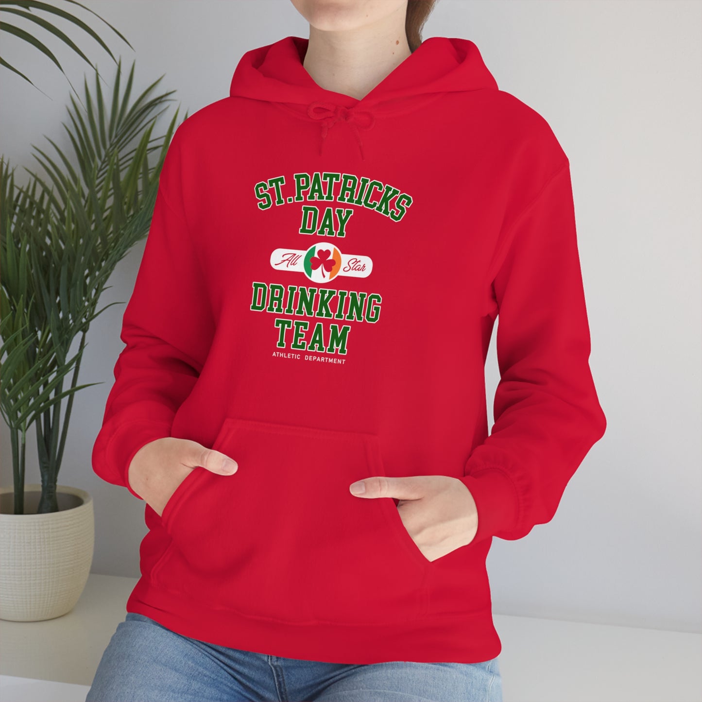 Unisex St Patrick's Day Drinking Team Hooded Sweatshirt